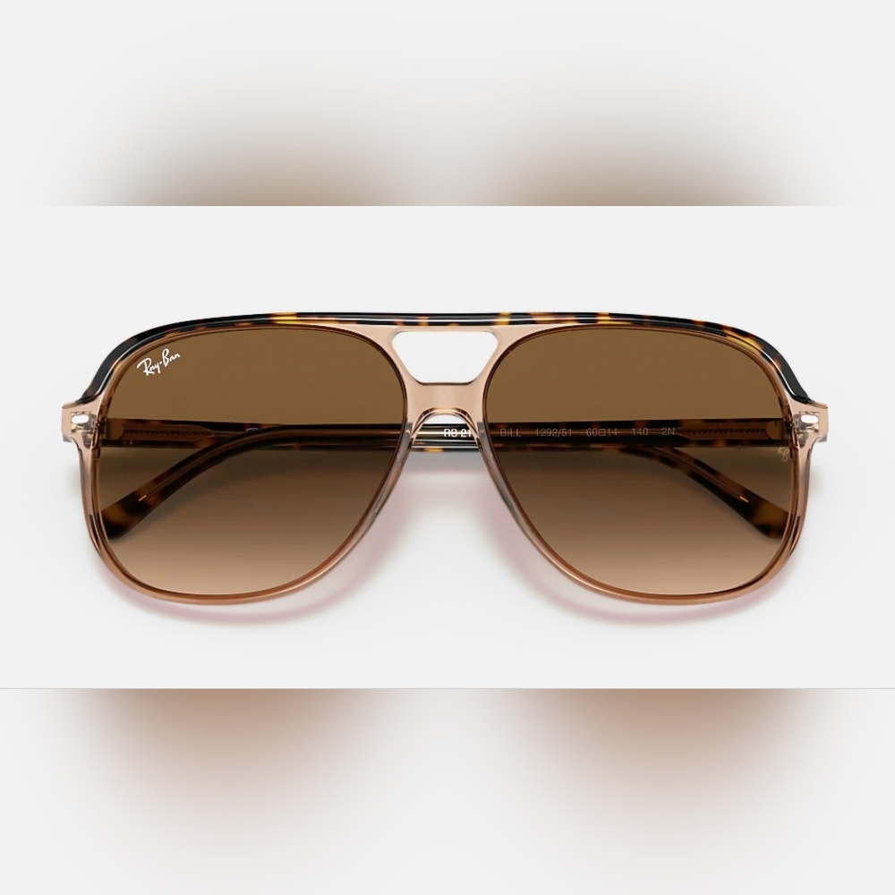 Men's Ray-Ban RB 2198 Bill 129251 Havana On Transparent Brown | Sunglasses